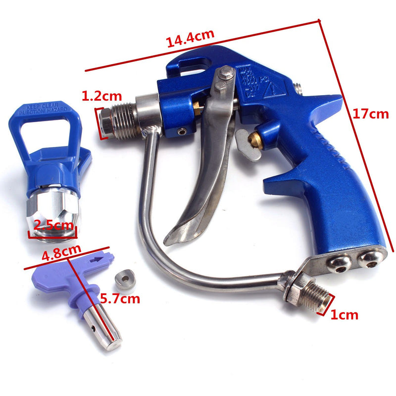 4600PSI High Pressure Airless Spraying Machine Spraying G un with 517 Nozzle Putty G un Applicable to Gurik Spraying Machine Sprayer