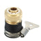 3/4 Inch Adjustable Brass Water Tap Hose Connector Washing Machine Faucet Quick Adapter