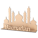 MDF Eid Mubarak Ramadan Islamic Wooden Gift Calendar Sign Tray Decorations