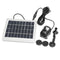 2W DC 9V 200L/h Solar Panel Water Pump Garden Pond Fountain Spray