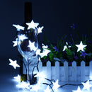 Battery Powered 3.3M 30LEDs Frosted Five Stars Fairy String Light Christmas Wedding Decor Lamp