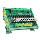 IO Card PLC Signal Amplifier Board PNP to NPN Mutual Input Optocoupler Isolation Transistor Output Low Level Relay Module