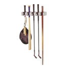 5 Position 6 Hooks Wall Mounted Mop Broom Holder Hanger Kitchen Shelf Storage Holder Garage Storage