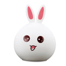 Color Changing Silicone Rabbit Night Light Remote Control Rechargeable Bedside Lamp