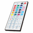 5M 3528 SMD 300LED RGB Waterproof Strip Light + 44 keys Remote Control UK Plug DC12V