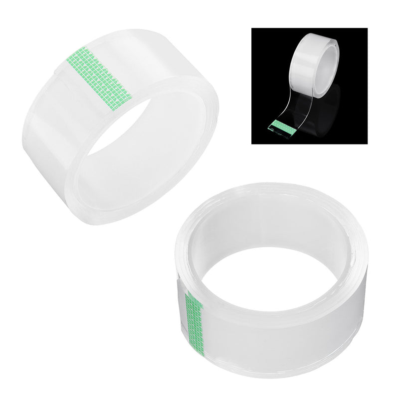 40mm*1m/3m*2mm Magic Tape Washable Adhesive Double-sided Nano Acrylic Sticker Traceless Tape