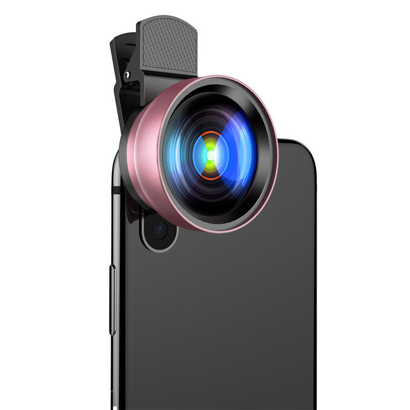 Bakeey Portable 2 in 1 Universal Clip Phone Lens HD 0.45X Wide Angle With Macro Camera Lens for Cell Phones