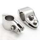 316 Stainless Steel Mount Hinge Fittings Boat Bimini Top Hinged Jaw Slide Marine Hardware