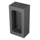 65x30x20mm Graphite Crucible Casting Melting Ingot Mold for Refining Melting 14OZ Silver/26OZ Gold