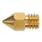 10PCS 1.75mm 0.4mm Copper Zortrax M200 Nozzle For 3D Printer