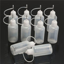 10PCS 30ml Transparent Plastic Dropper Empty Bottle