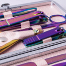 7/15pcs Set Nail Clipper Manicure Pedicure Set Nail Trimmer Ear Pick Grooming Kit