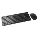 Rapoo 8050T 2.4GHz Wireless 108 Keys Keyboard and 1300dpi Mouse Combo Set with USB Receiver for Windows10 / 8 / 7 / Vista / XP