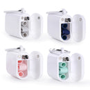 KCASA Foldable Silicone Straw Set Food-Grade Silicone Straw With Straw Brush Easy-To-Clean Straw Box Set Portable Drinkware