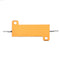 RX24 50W 0.1R 0.1RJ Metal Aluminum Case High Power Resistor Golden Metal Shell Case Heatsink Resistance Resistor