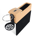 Car Seat Crevice Storage Box Cup Drink Holder Organizer Auto Gap Pocket