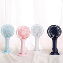Well Star WT-D6 Portable Mini USB Fan with Base Chargeable Desktop Air Cooling Fan Air Cooler Silent Cooling Fan For Home Office Student Dormitory Outdoors Travelling