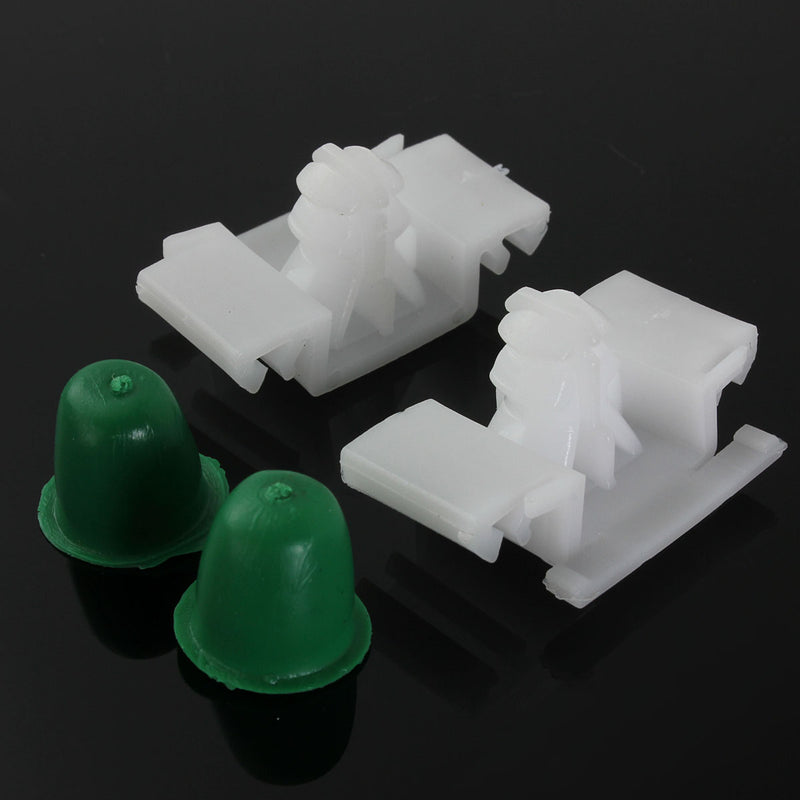 10pcs Car Door Bump Strip Fastener Clips Exterior Side Trim Moulding For BMW E36