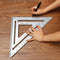 12inch Aluminum Alloy Right Angle Triangle Ruler Protractor Framing Measuring Tools