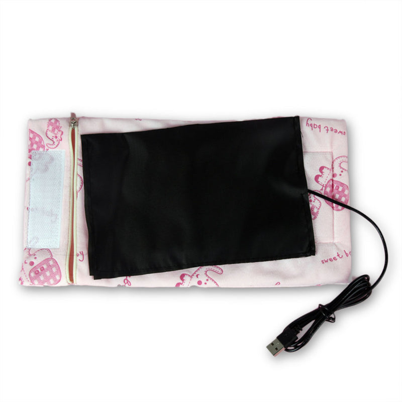 KCASA Thermostat Milk Bottle Insulation Cover USB Car Charging Heating Cover Portable Thermostatic Insulation Bag Hot Milk Bottle Universal