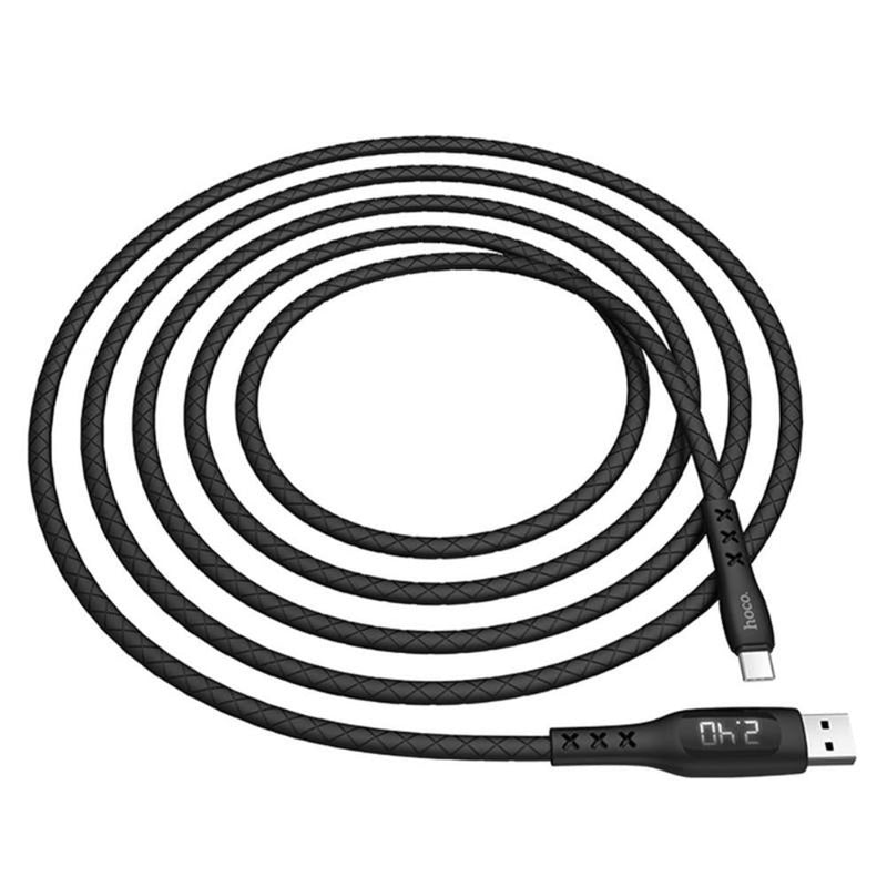 HOCO S6 2.4A Mirco USB On-Screen Timing Fast Charge Data Cable for Tablet Smartphone