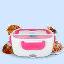 1.5L Electric Lunch Box Car Plug-in Heating Insulated Food Warmer Container Outdoor Travel