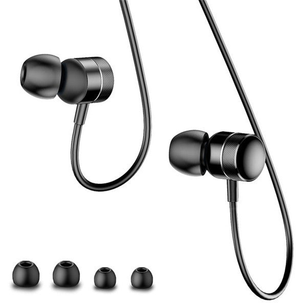 Baseus H04 Wired Earphone 3.5mm In-ear Stereo Bass Headphone with Mic for iPhone Samsung Xiaomi