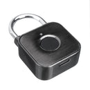 Fingerprint Lock Electronic Smart Keyless Door Padlock Biometric USB Rechargeabl