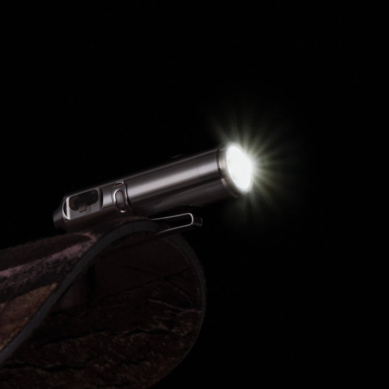 RovyVon Aurora A2x Nichia 219C 450Lumens Stainless Steel USB Rechargeable EDC Flashlight IP65 Waterproof LED Keychain