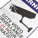 200x300mm Warning CCTV Security Surveillance Sticker Camera Rigid Plastic Sign