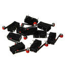 30Pcs KW12-3 Micro Limit Switch With Roller Lever 5A 125V Open/Close Switch
