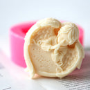 3D Fondant Cake Mold Silicone Baking Mould Angel Wing Decorating With Letters