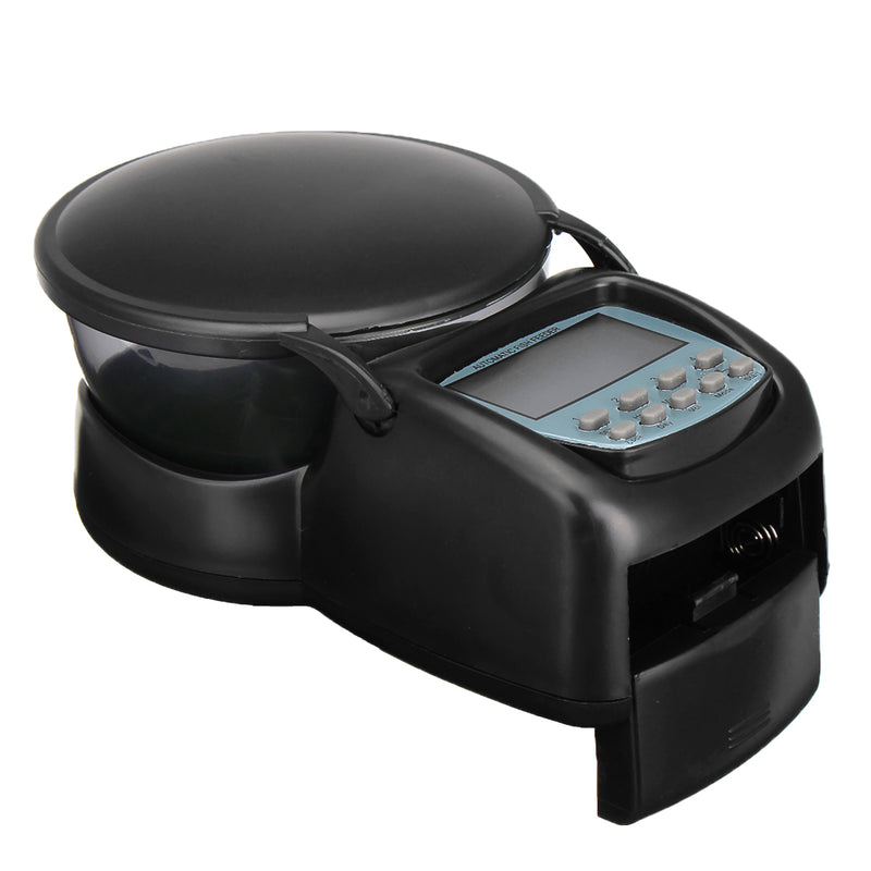 LCD Display Fish Feeder Digital Aquarium Tank Automatic Food Dispenser Timer