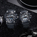 TwentySeventeen QingPai Luminous Display Calendar Alarm Clock Countdown 5ATM Waterproof Dual Display Digital Watch from Xiaomi Youpin