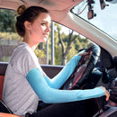 Naturehike NH19X004-T Men And Women Cool Feeling UV Protection Arm Sleeves Outdoor Cycling Driving Riding Sun Protection Arm Support