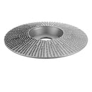Drillpro 110mm Extreme Shaping Disc 16mm Bore Tungsten Carbide Wood Carving Disc Grinder Disc for 100 115 Angle Grinder Woodworking