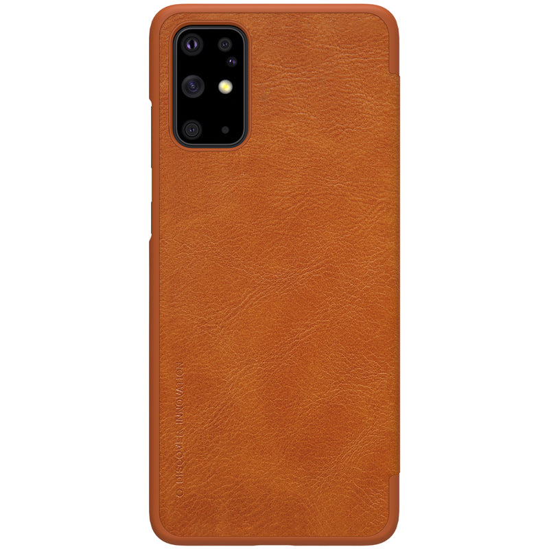 NILLKIN Flip Shockproof with Card Slot Holder Full Cover PU Leather Vintage Protective Case for Samsung Galaxy S20+ 5G