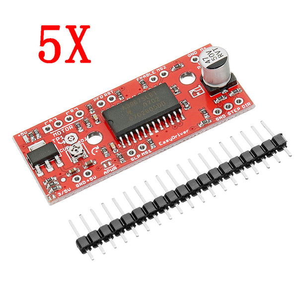 5pcs DC 7V To 30V 150mA To 750mA A3967 Easy Driver Stepper Motor Driver Board For