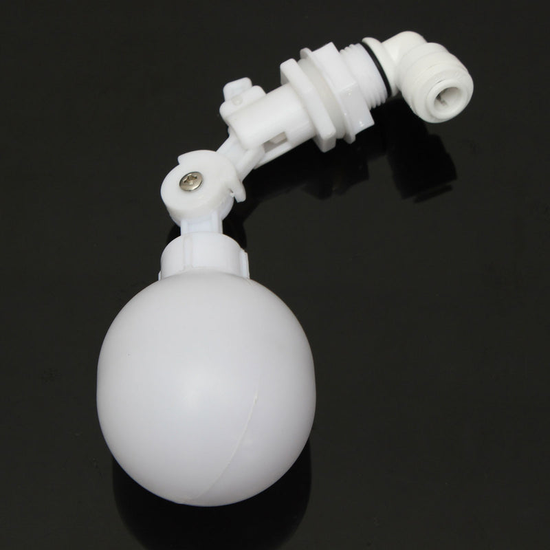 3/8" Adjustable Plastic Mini Float Ball Valve Automatic Shut Off For Aquarium Fish Tank RO DI Reverse Osmosis System