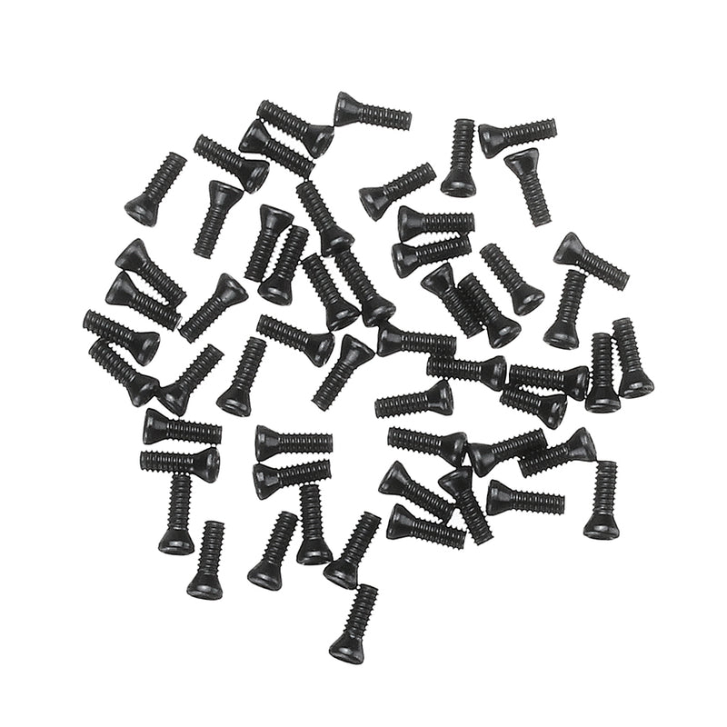 Suleve M2CT1 50Pcs M2 Insert Torx Screw Carbon Steel for Replaces Carbide Inserts CNC Lathe Tool