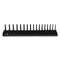 1/2 Inch Metric 34 Slot Socket Rack Storage Rail Tray Holder Shelf Organizer Machinery Parts