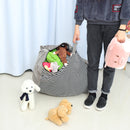 Kids Stuffed Toy Bean Bag Sofa Chair Seat Storage large Cover Animal Organizer