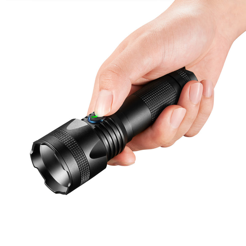 Lumintop Zoom1 850 Lumen 5 Modes USB Rechargeable + Zoomable 18650 LED Flashlight  Portable LED Light IP65 Waterproof Emergency Lamp For Camping Hunting