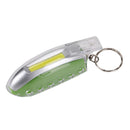 IPRee 2 in 1 Mini COB LED 3 Modes Keychain Whistle Light Camping Light Emergency Safety Lamp