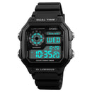 SKMEI 1299 Countdown Alarm Stainless Steel Waterproof Digital Watch