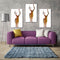 Miico Hand Painted Oil Paintings Simple Style Male Deer B Wall Art For Home Decoration Painting