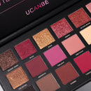 Ucanbe 18 Colors Eyeshadow Makeup Palette Shimmer Matte Pigmented Eye Shadow