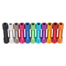Suleve M3AR4 10Pcs M3 25mm Knurled Standoff Aluminum Alloy Multicolor