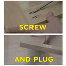 Pocket Hole Jig Kit Tool System Woodworking Screw Drill Heavy Duty Locator