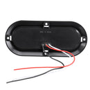 6 Inch 24LED Car Tail Lights Oval Rear Turn Signal Indicator Lamp For Trailer Truck Caravan